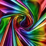 Lamé Regenbogen Schmal