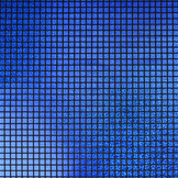 Lamé Ruitjes Kobalt Blauw