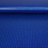 Lamé Ruitjes Kobalt Blauw