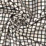 Lamé Ruitjes Zilver