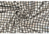 Lamé Check Silver