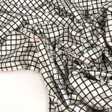 Lamé Check Silver