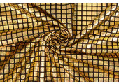 Lamé Check Gold