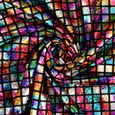 Lamé Regenboog Ruitjes  Multi 3