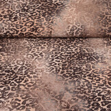 Viscose Jersey  Tie Dye Leopard