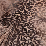 Tricot Viscose Tie Dye Luipaard