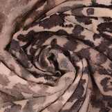 Viscose Jersey  Tie Dye Leopard