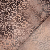 Viscose Jersey  Tie Dye Leopard