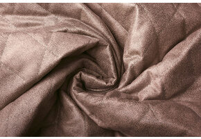 Gewatteerde Alcantara Suede Poeder Roze