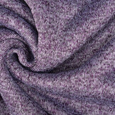 Knitted Jogging, Fur Melange Purple