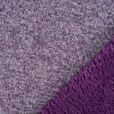 Gebreide Jogging, Bont Melange Paars