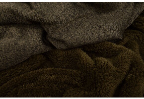 Gebreide Jogging, Bont Melange Army Groen