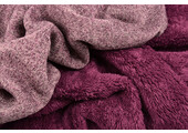 Knitted Jogging, Fur Melange Cyclamen Pink