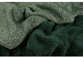 Gebreide Jogging, Bont Melange Donker Groen