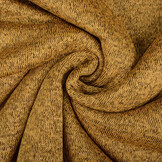 Knitted Jogging, Fur Melange Ocher Yellow