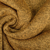 Sweatstoff Gestrickt, Bunt Melange Ocker Gelb