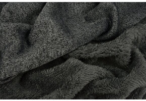Knitted Jogging, Fur Melange Dark Grey