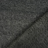 Sweatstoff Gestrickt, Bunt Melange Dunkelgrau