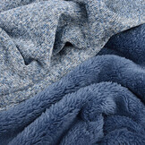 Sweatstoff Gestrickt, Bunt Melange Jeans