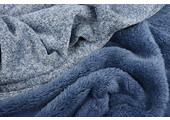 Knitted Jogging, Fur Melange Jeans