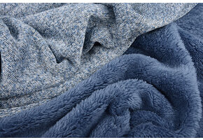 Knitted Jogging, Fur Melange Jeans