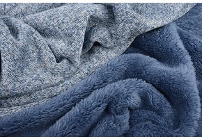 Sweatstoff Gestrickt, Bunt Melange Jeans