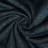 Sweatstoff Gestrickt, Bunt Melange Petrol