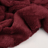 Knitted Jogging, Fur Melange Wine Red