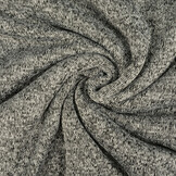 Gebreide Jogging, Bont Melange Zwart Grijs