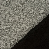 Gebreide Jogging, Bont Melange Zwart Grijs