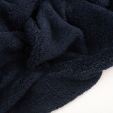 Sweatstoff Gestrickt, Bunt Melange Marineblau