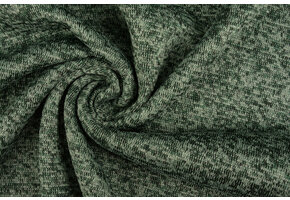 Knitted Fleece 3-Tone Dark Green