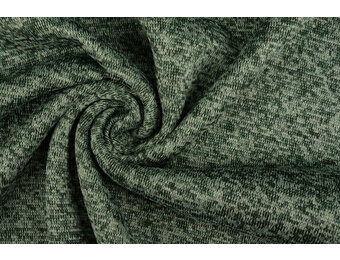 Gebreide Fleece 3-Tone  Donker Groen