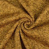 Strickfleece 3-Tone Ocker Gelb