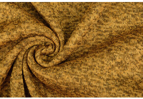 Gebreide Fleece 3-Tone Oker Geel