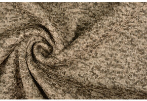 Strickfleece 3-Tone Taupe