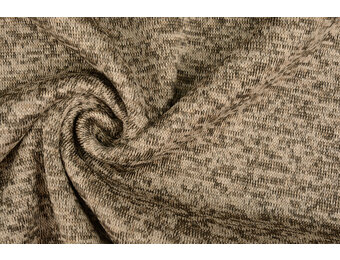 Knitted Fleece 3-Tone Taupe