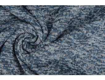 Knitted Fleece 3-Tone Jeans