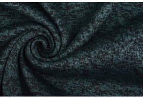 Gebreide Fleece 3-Tone Petrol