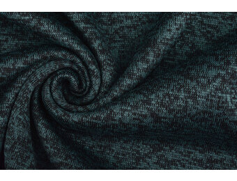 Strickfleece 3-Tone Petrol