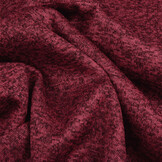 Knitted Fleece 3-Tone Wine Red