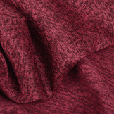 Knitted Fleece 3-Tone Wine Red