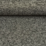 Strickfleece 3-Tone Schwarz Grau