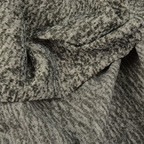 Knitted Fleece 3-Tone Black Grey