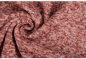 Knitted Fleece 3-Tone Red