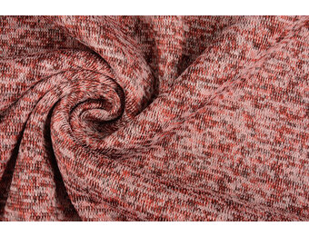 Strickfleece 3-Tone Rot