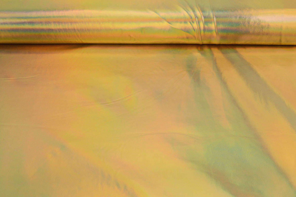 Lamé Holografisch Neon Goud