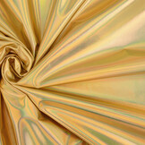 Lamé Holographic Neon Gold