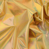 Lamé Holographic Neon Gold