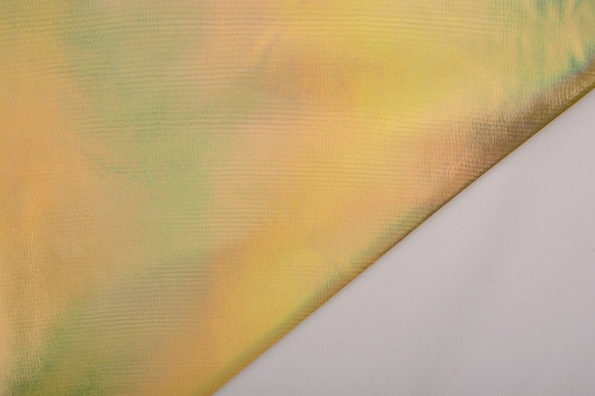 Lamé Holografisch Neon Goud